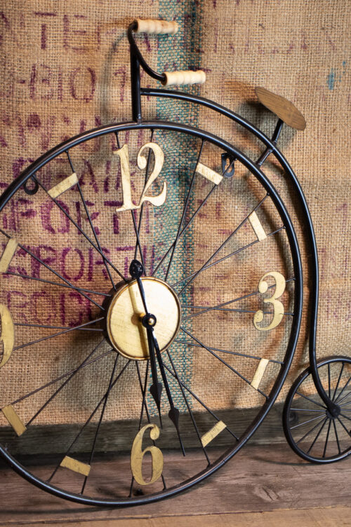 Penny Farthing wall hanging clock