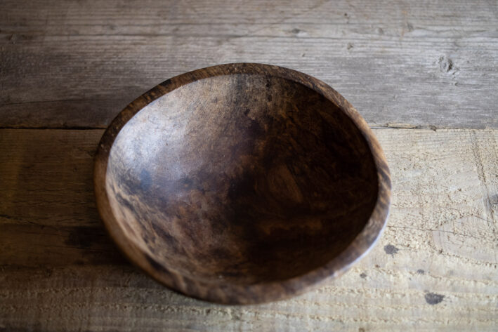 Small wooden bowl