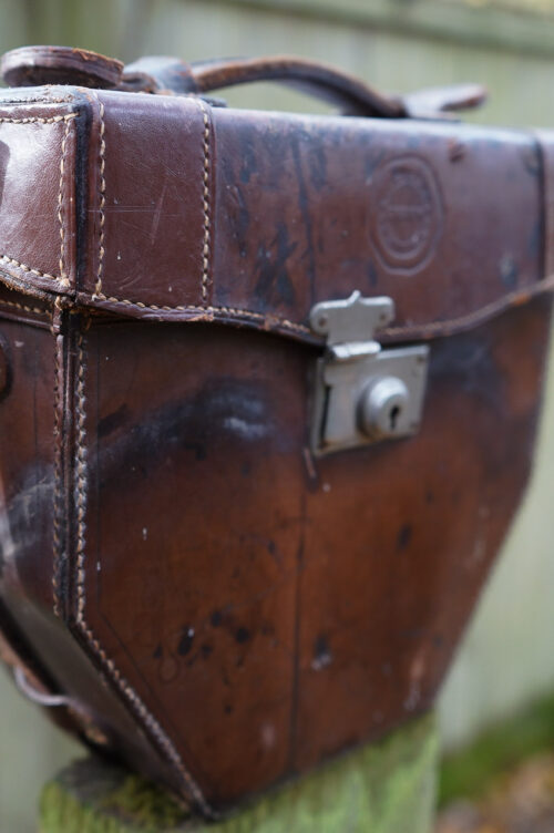 Vintage leather case